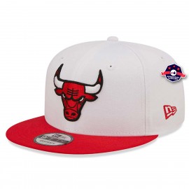 9Fifty Chicago Bulls Cappello - - Squadra Corona Bianca