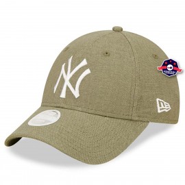 New Era Berretto -New York Yankees - Lino - Verde - Donna 9Forty