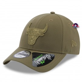 9Forty Chicago Bulls Cappello - - Repreve - Olive