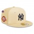 59Fifty Cappuccio -New York Yankees - New Era Rafia - Crema