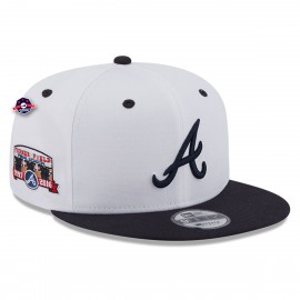 9Fifty Atlanta Braves Cappello - - Toppa corona bianca