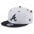 9Fifty Atlanta Braves Cappello - - Toppa corona bianca
