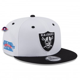 9Fifty Las Vegas Raiders Cappello - - Toppa corona bianca