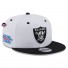 9Fifty Las Vegas Raiders Cappello - - Toppa corona bianca
