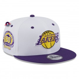 9Fifty Los Angeles Lakers Cappello - - Toppa corona bianca