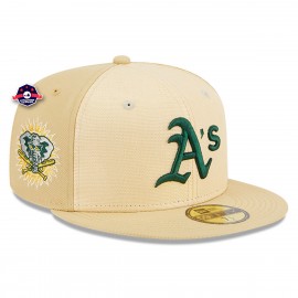 59Fifty Oakland Athletics New Era Cappuccio - - Rafia - Crema