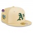 59Fifty Oakland Athletics New Era Cappuccio - - Rafia - Crema
