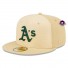 59Fifty Oakland Athletics New Era Cappuccio - - Rafia - Crema