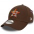 9Forty - Houston Astros - Toppa del 50° anniversario - Marrone