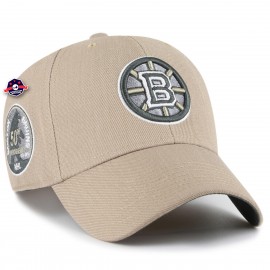 Boston Bruins Cap '47 - - MVP Sure Shot - Khaki