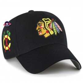 Chicago Blackhawks Cap '47 - - MVP Sure Shot - Nero 1