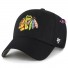 Chicago Blackhawks Cap '47 - - MVP Sure Shot - Nero 1