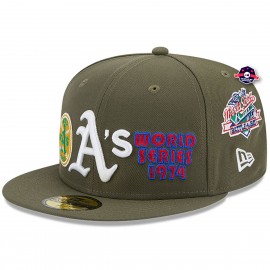 59Fifty Oakland Athletics World Series Tappo - - - Olive
