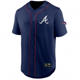 Atlanta Braves Maglia MLB - - Maglia Navy