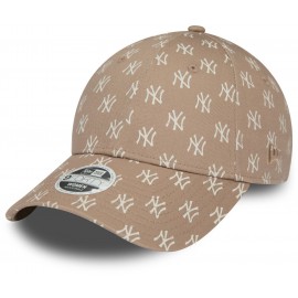 New Era Cappellino -New York Yankees - Marrone chiaro - Donna - Monogramma - 9Forty
