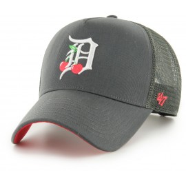 Trucker Detroit Tigers Mesh Cappello '47 - - Icona - Carboncino