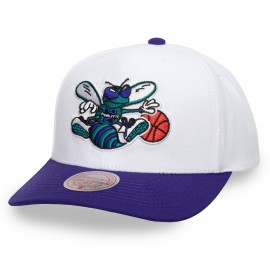 Charlotte Hornets Cappello Mitchell & Ness - - 2 Tone Pro - Bianco