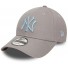 9Forty New Era Cappuccio -New York Yankees - League Essential - Grigio