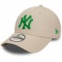 9Forty New Era Cappuccio -New York Yankees - League Essential - Grigio