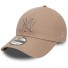 9Forty New Era Cappuccio -New York Yankees - League Essential - Marrone chiaro