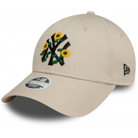 9Forty New Era Berretto -New York Yankees - Floreale - Donna - Bianco sporco