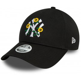 9Forty New Era Cappello -New York Yankees - Floreale - Donna - Nero