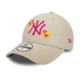 9Forty New Era Berretto per bambini - -New York Yankees - Icona - Marrone chiaro