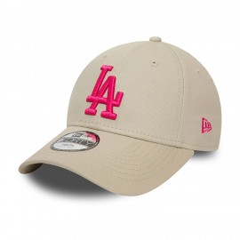 9Forty New Era Los Angeles Dodgers League Essential Cappello - - Bambini - Bianco sporco