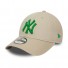 9Forty New Era Berretto -New York Yankees - League Essential - Bambini - Beige chiaro