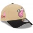 New Era Miami Heat 9Forty Cappuccio - - - Toppa laterale città - Cream Soda