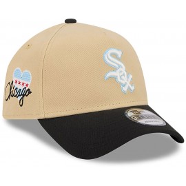 New Era Chicago White Sox 9Forty Cappuccio - - - Toppa laterale città - Cream Soda