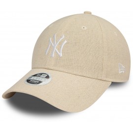 New Era Berretto -New York Yankees - Lino - Crema - Donna 9Forty