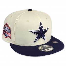 9Fifty Dallas Cowboys Superbowl Tappo - - - Goccia Cromo NFL