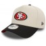 New Era 9Forty - San Francisco 49ers - Telaio E - Cromo e nero
