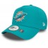 New Era 9Forty - Miami Dolphins - Cornice E - Blu turchese