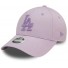 New Era Los Angeles Dodgers Cappello - - Viola - Logo metallico - Donna - 9Forty