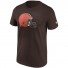 Cleveland Browns Maglietta - - Logo primario - Fanatics - Marrone