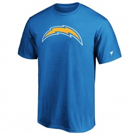 Los Angeles Chargers Maglietta - - Logo primario - Fanatics - Blu cielo