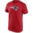 New England Patriots Maglietta - Logo primario - Fanatics - Rosso