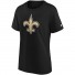 New Orleans Saints Maglietta - Logo primario - Fanatics - Nero