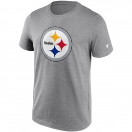 Pittsburgh Steelers Maglietta - Logo primario - Fanatics - Grigio