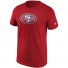 San Francisco 49ers Maglietta - Logo primario - Fanatics - Rosso