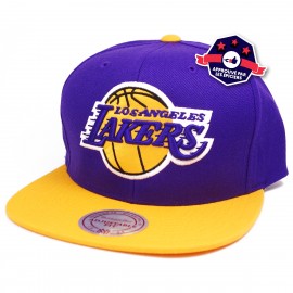 Snapback - LAKERS - Fuso satinato