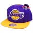 Snapback - LAKERS - Fuso satinato