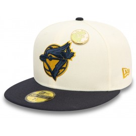 New Era Toronto Blue Jays 59Fifty Cappuccio - - - Pin di contrasto