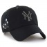 Cappellino '47 - New York Yankees - Clean Up - Lato petali - Nero