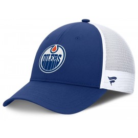 Cappello Fanatics - Edmonton Oilers - Authentic Pro - Trucker - Blu