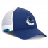 Cappello Fanatics - Vancouver Canucks - Authentic Pro - Trucker - Blu