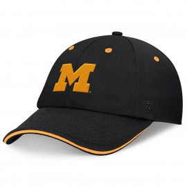 Cappello NCAA - Michigan Wolverines - Destrutturato - Nero - Marca TOW