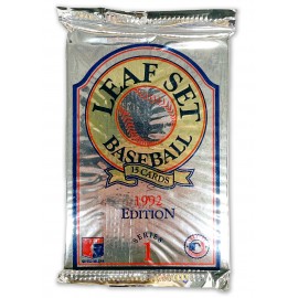 Pack Trading Cards MLB - 1992 Leaf Set Edition - 15 carte
